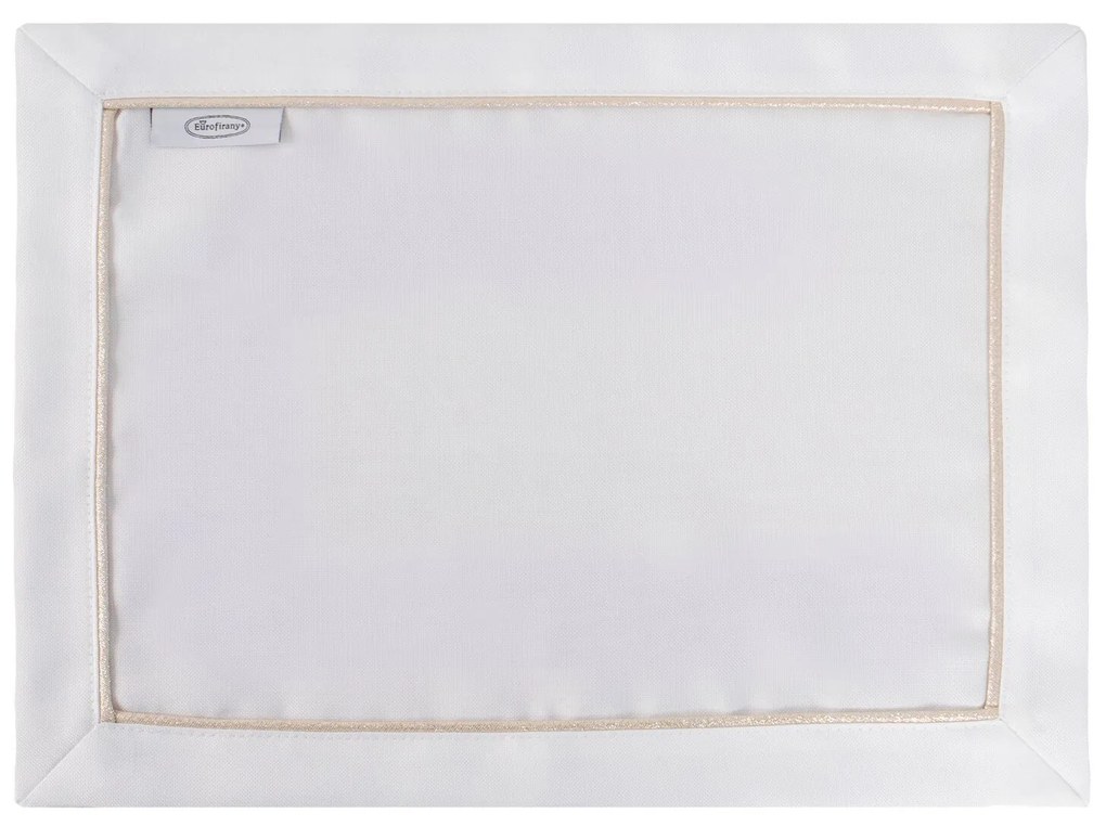 SADA 4KS PRESTIERANIE NA STÔL MADELE 30X40 CM BIELA