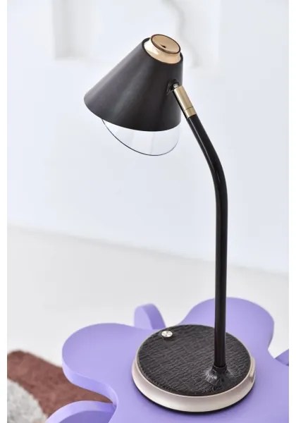 Immax 08972L - LED Stmievateľná stolná lampa FINCH LED/9W/12/230V šedá/chróm