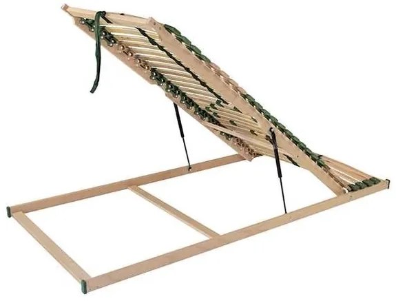 Ahorn PORTOFLEX P - výklopný lamelový rošt 140 x 220 cm, brezové lamely + brezové nosníky