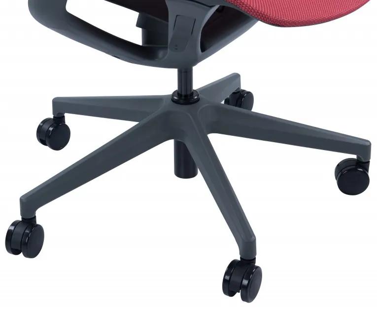 Kancelárska stolička OFFICE More C-BON — viac farieb Tmavá / červená