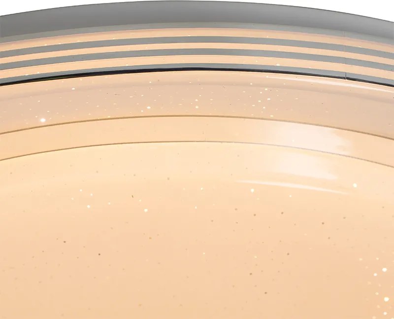 Inteligentné stropné svietidlo biele 48 cm vrátane LED a RGB stmievača - Jochem