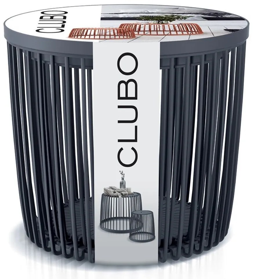 PROSPERPLAST Set 2 univerzálnych košov CLUBO 35+50l antracit