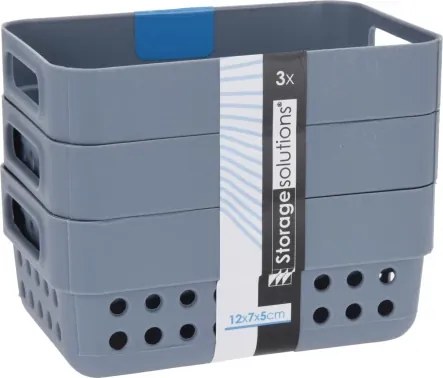 Úložný košík (3 ks) 350 ml, rôzne farby%