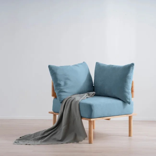 Pohovka SERI modulárna, modrá 871240