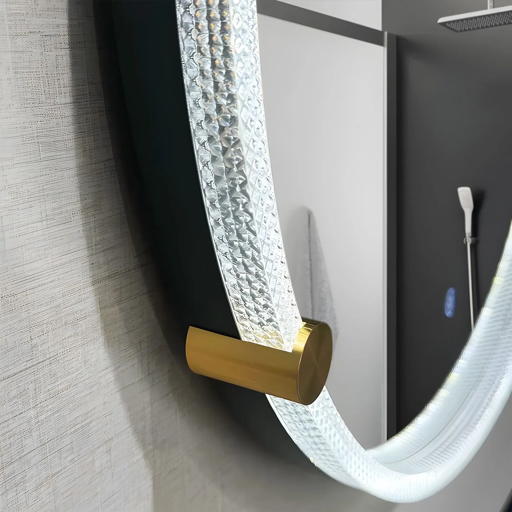 Tutumi Tutumi, LED zrkadlo 60cm, model 106, predné osvetlenie, HOM-02699