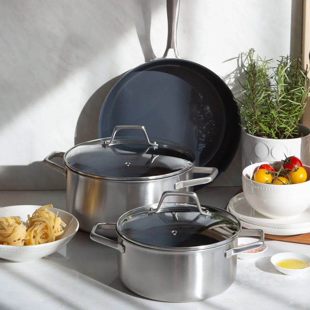 Hrniec so sklenenou pokrievkou Ø 20 cm H: 9.5 cm - Sirius Terra Multi-layer Lunasol - 601211