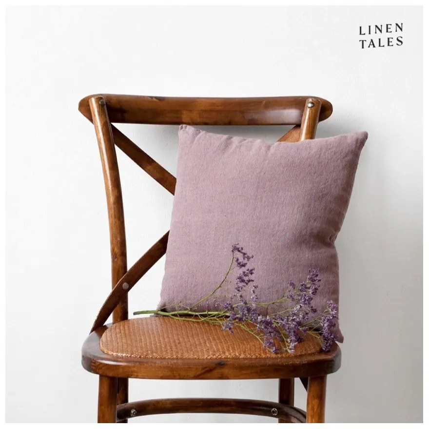 Ľanová obliečka na vankúš 50x50 cm Ashes of Roses – Linen Tales