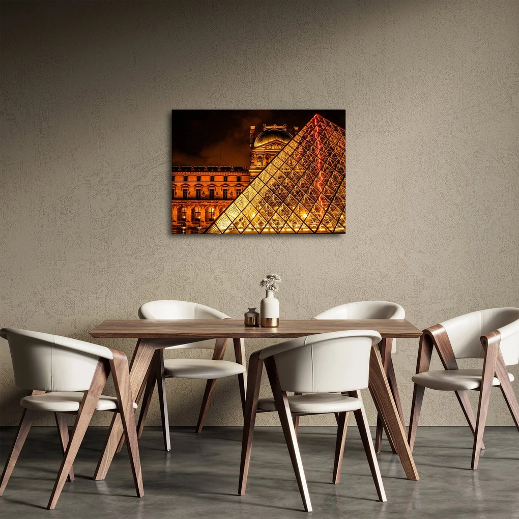 Obraz Louvre v Paríži (70x50 cm)