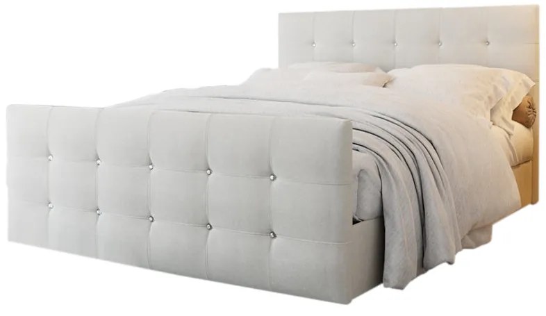 Čalúnená posteľ boxspring NAOMI - cosmic 100 / 160x200 / nie