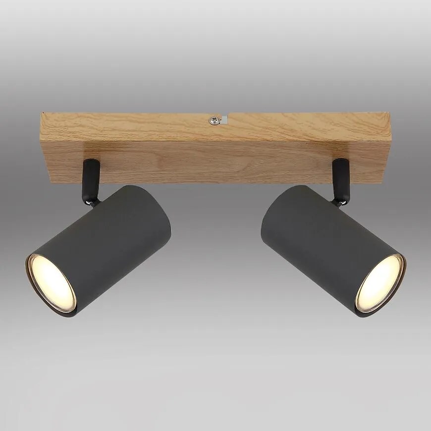 Stropné bodové svietidlo 57911-2G grafit LS2