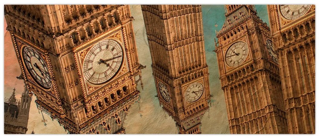 Obraz - Big Ben, Londýn (120x50 cm)