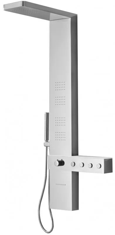 Mexen Natan, sprchový panel s výlevkou h-1440, chrómová, 7626-04-00
