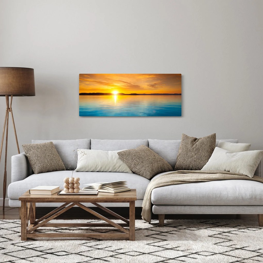Obraz východu slnka (120x50 cm)