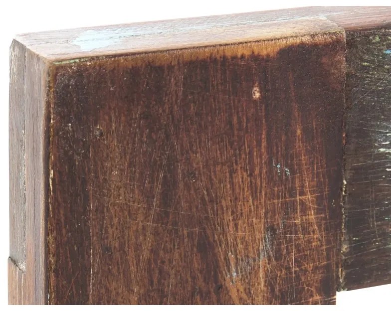 furniture-nabytek.cz - Masívne kúpeľňové zrkadlo Sumana II z recyklovaného dreva, lakované, hnedé – 130×60 cm