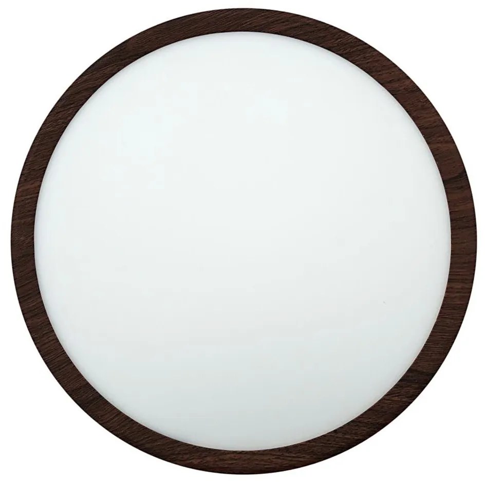 LED stropné svietidlo LED/24W/230V 3000/4000/6500K pr. 30 cm hnedé