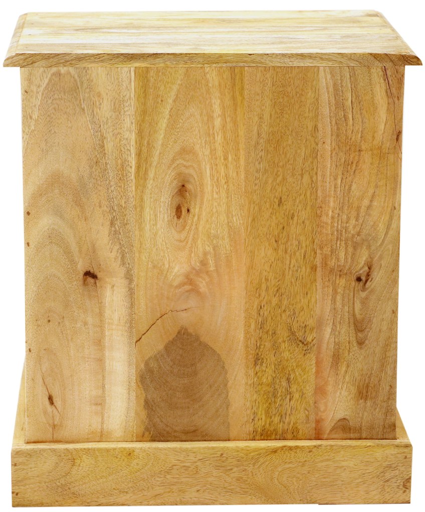 furniture-nabytek.cz - Nočný stolík z masívu z dreva mango 45x50x40