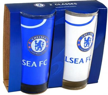 Pohár na vodu 2ks FC CHELSEA High FOREVER COLLECTIBLES CHE1671