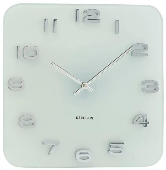 Nástenné hodiny Vintage sklenené 35 × 35 cm