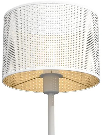 Stolná lampa LOFT SHADE 1xE27/60W/230V pr. 25 cm biela/zlatá