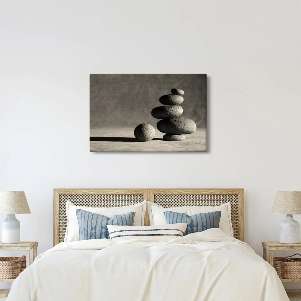 Obraz - Šedé kamene (90x60 cm)