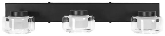 Ledvance-LED Kúpeľňové nástenné svietidlo ORBIS FLAME 3xLED/5,5W/230V IP44 čierna