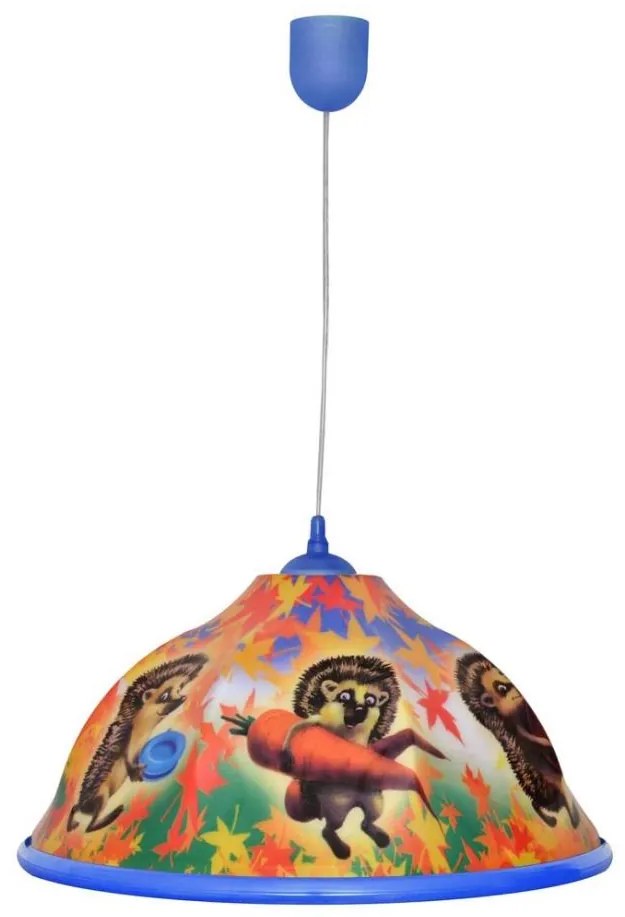Detský luster na lanku HEDGEHOG 1xE27/15W/230V