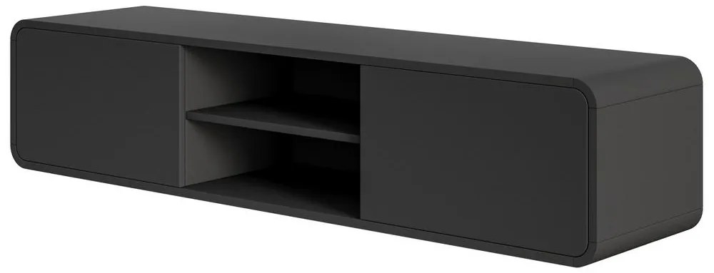 TV skrinka/stolík Orro O7  (čierna). Akcia -20%. Vlastná spoľahlivá doprava až k Vám domov. 1100616