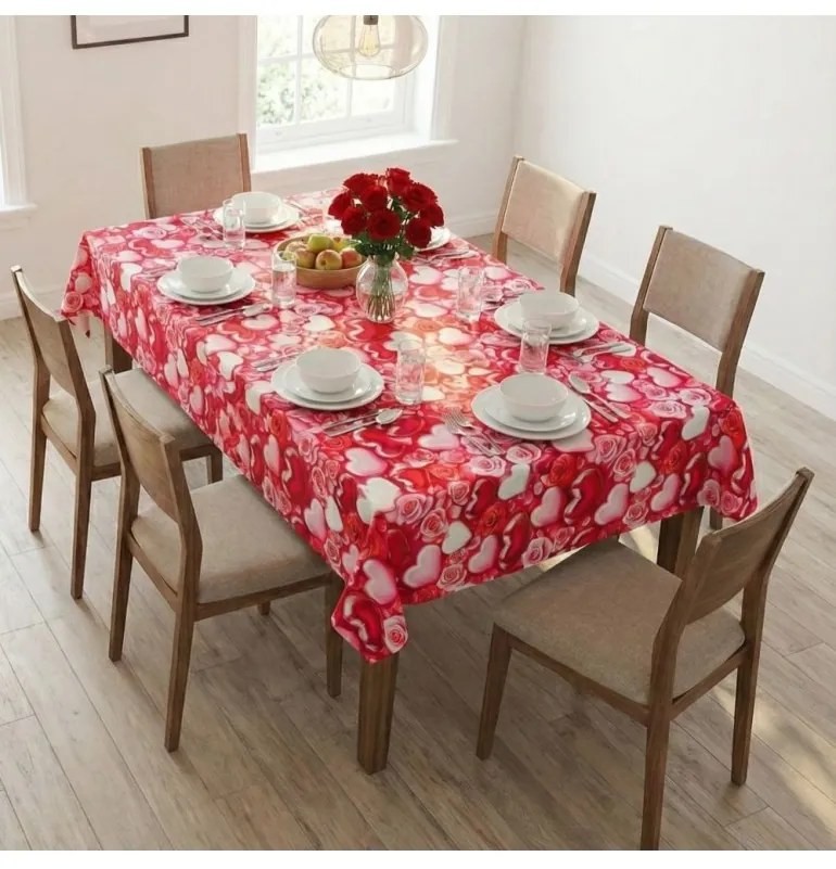 Obrus na stôl Lovelin EMI, priemer 150 cm okrúhly