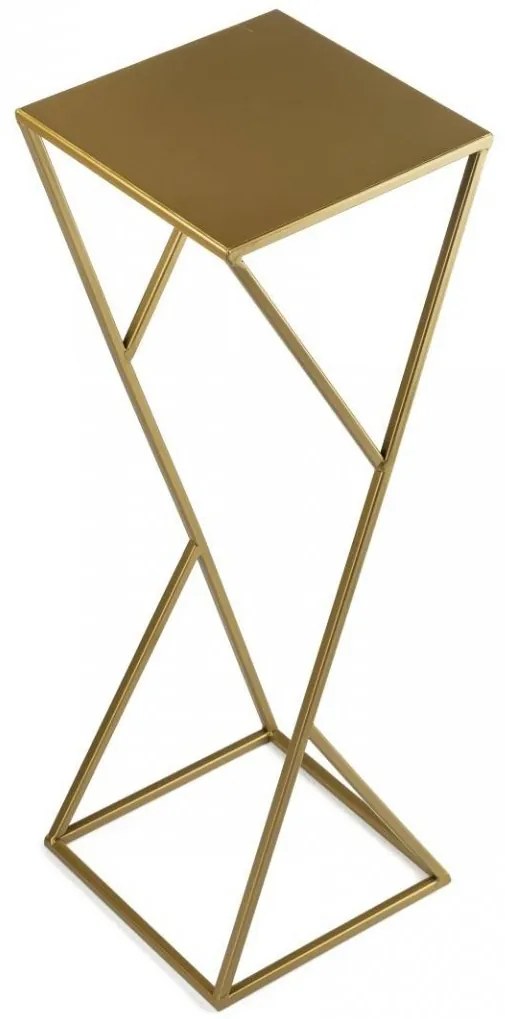 Stojan na kvety LOFT 70 cm zlatý