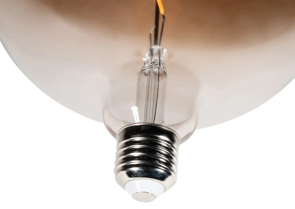 Sada 5 stmievateľných LED žiaroviek E27 G170 hnedá 4,9W 130 lm 1800K
