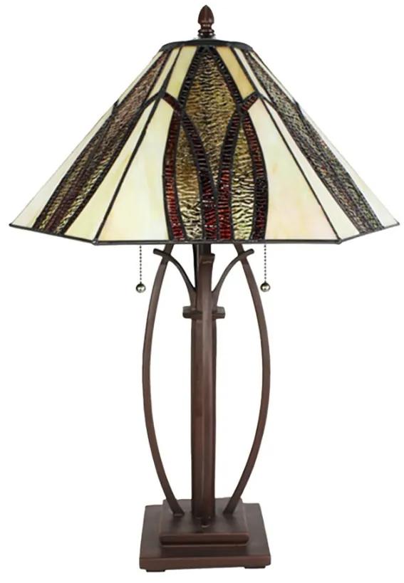 Lampa do obývačky Tiffany Ø45*61 2*E