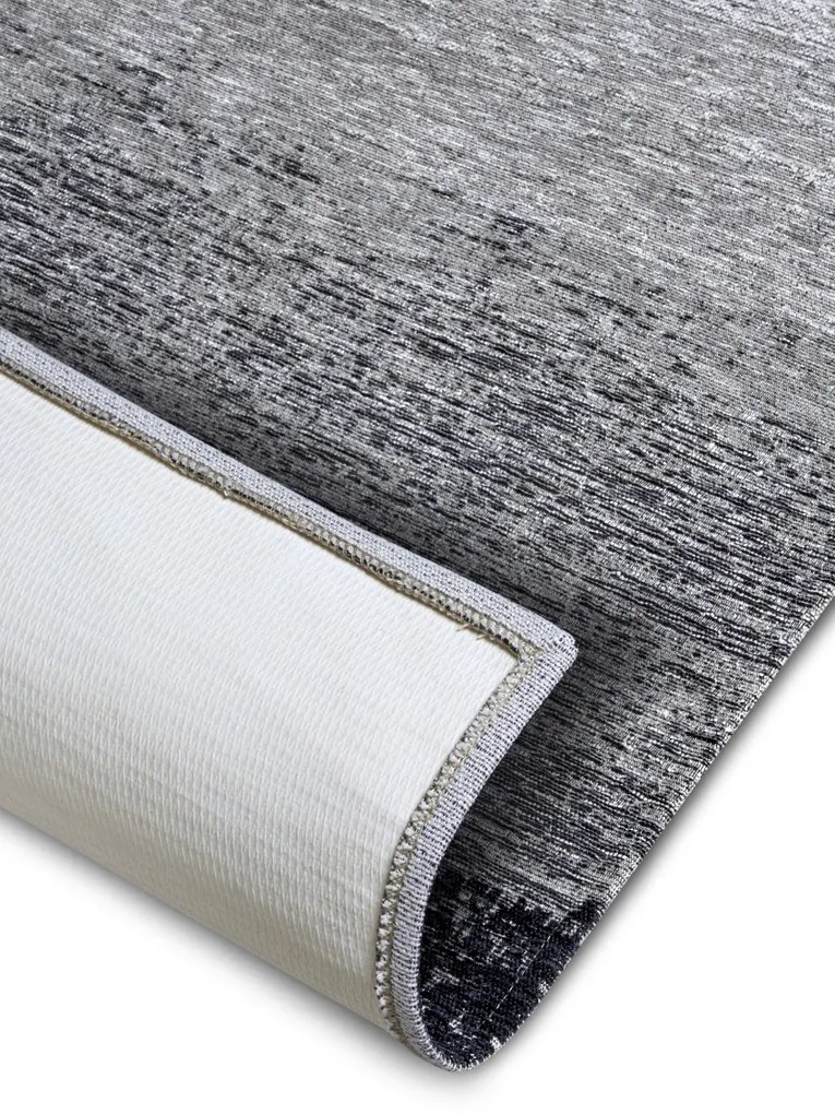 Hanse Home Collection koberce Kusový koberec Bila 105855 Masal Grey Black - 75x150 cm