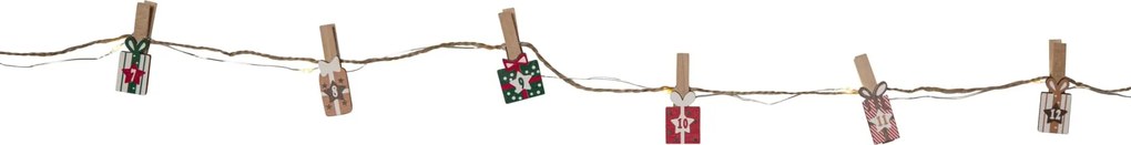 STAR TRADING Adventný kalendár / Svetelná reťaz Clippy Advent 240 cm