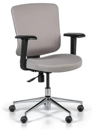 Kancelárska stolička HILSCH, sivá