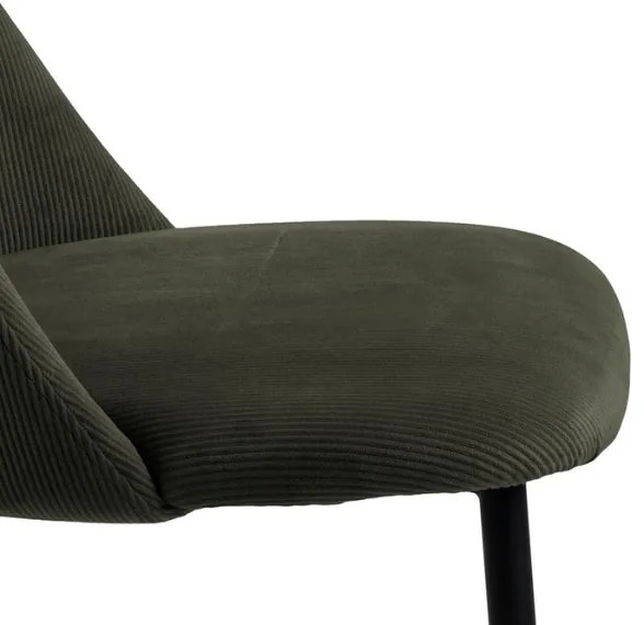 Jídelní židle Ines olivově zelená