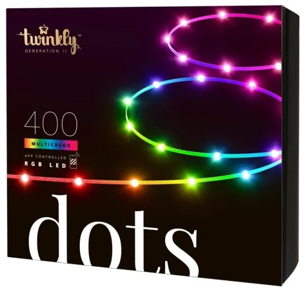 Twinkly TWD400STP-TEU - LED RGB Vonkajší stmievateľný pásik 400xLED 20m IP44 WiFi