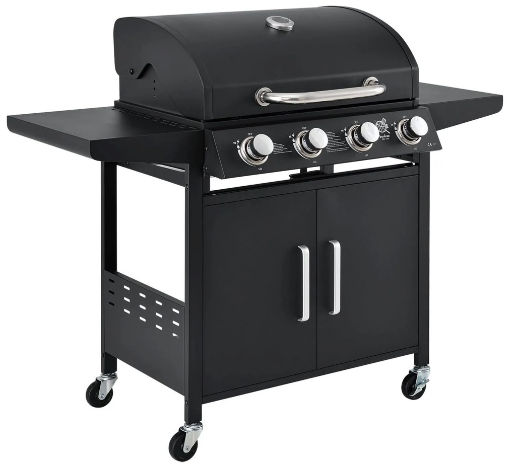 InternetovaZahrada - Plynový gril BBQ Idaho so 4 horákmi