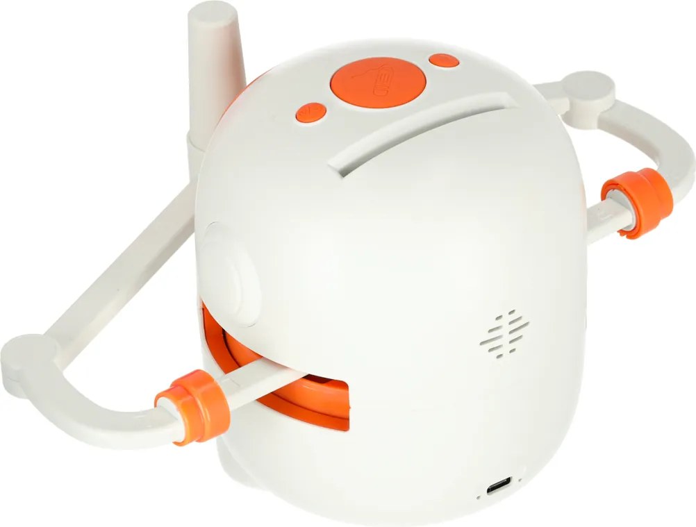 KIK Interaktívny vzdelávací kresliaci robot s 100 kartami, oranžový