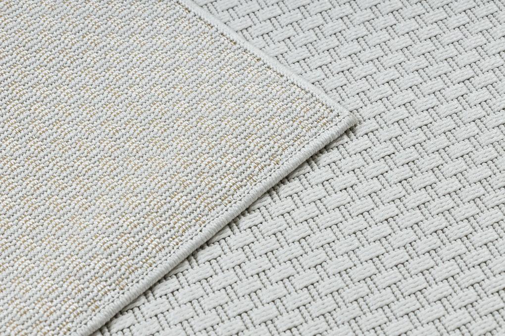 Dywany Łuszczów Kusový koberec Timo 6272 White – na von aj na doma - 60x100 cm