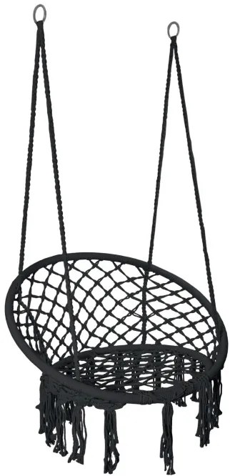 Závesné kreslo TOGO čierne