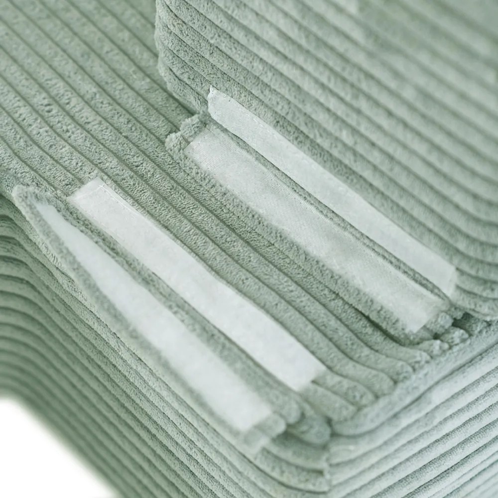 Rozkladacia detská pohovka - zelená, prémiový menčester