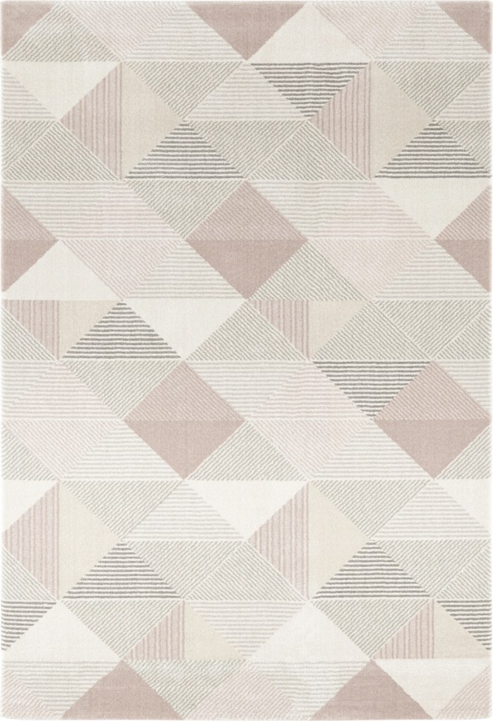 ELLE Decor koberce Kusový koberec Euphoria 103639 Rose, Grey, Cream z kolekce Elle - 200x290 cm