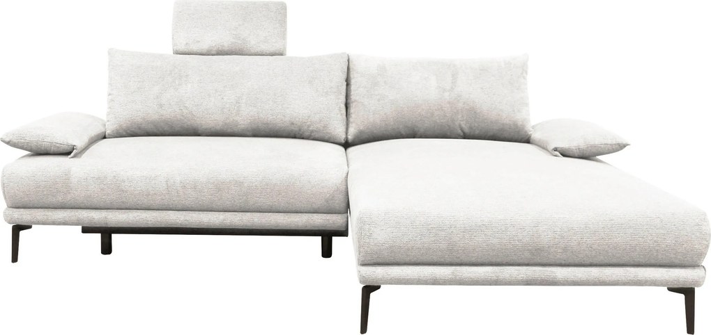 XXXLutz ROHOVÁ SEDAČKA, textil, biela MID.YOU - Sedačky - 001574003001