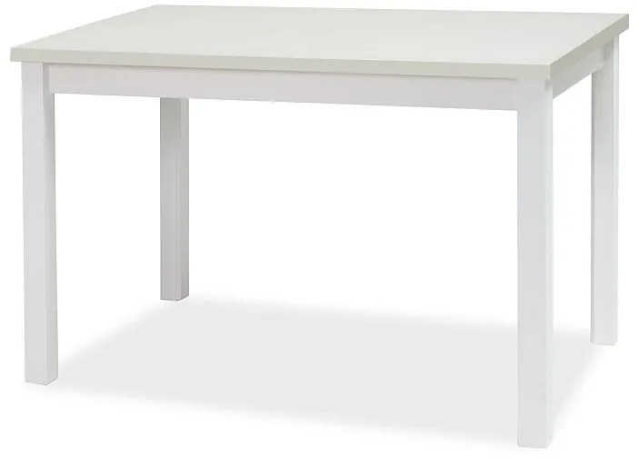 Jedálenský stôl Alfred (biela matná + biela matná) (pre 4 osoby). Vlastná spoľahlivá doprava až k Vám domov. 1049836