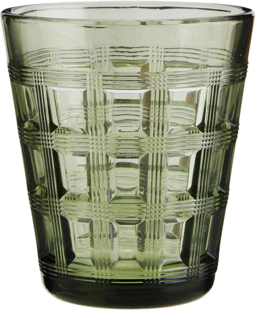 MADAM STOLTZ Pohár Green Glass 250 ml