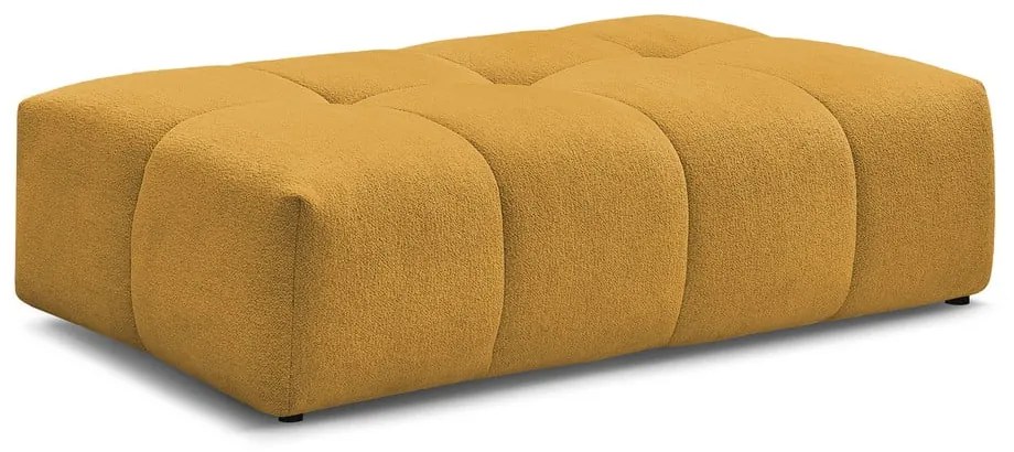 Ženilková podnožka v horčicovej farbe Everest – Bobochic Paris