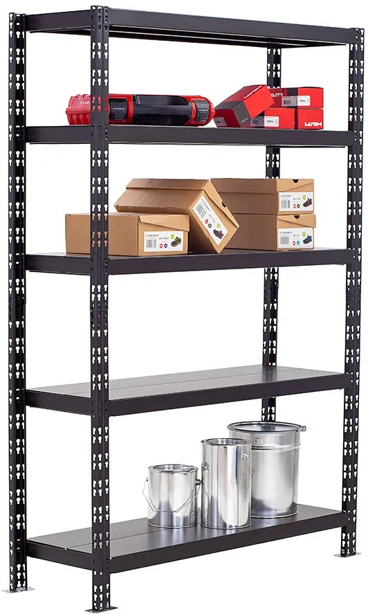 Policový regál 1800x1200x500mm, nosnost 300kg RTCL-IUE5012-5H