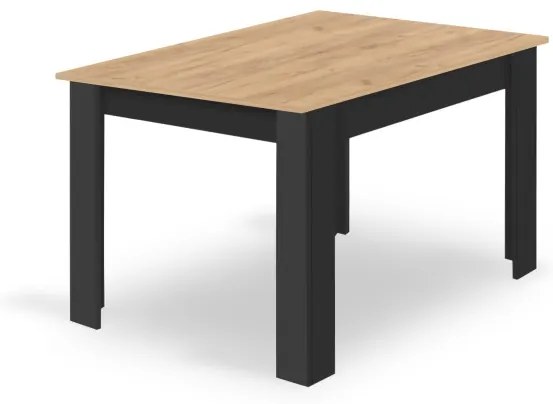Jedálenský stôl ARTISAN so štyrmi stoličkami OSAKA čierne