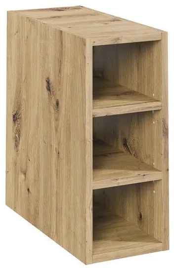 Závěsná skříňka Bella Cashmere s deskou 140 cm kašmír/dub artisan