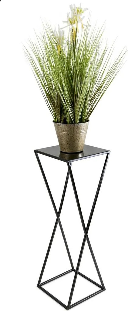 STOJAN NA KVETINÁČ LOFT5 70X24X24 CM ČIERNA